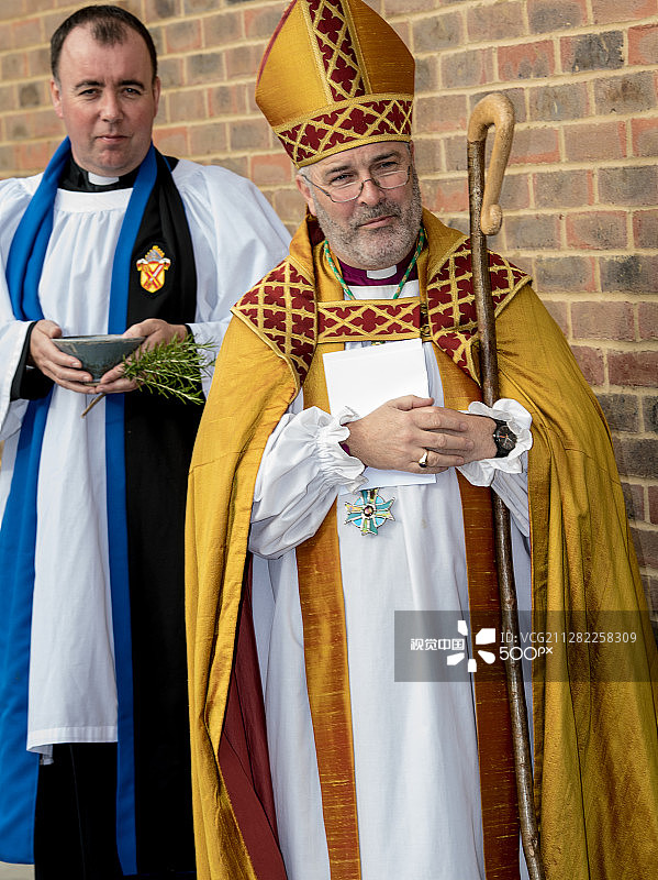 切尔姆斯福德主教史蒂芬·科特雷尔在贝克图片素材