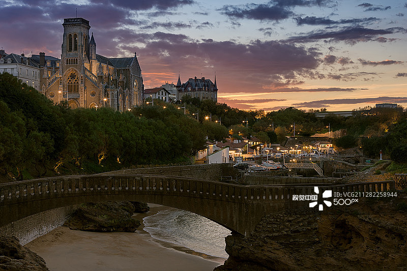 比亚里茨港图片素材