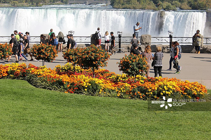 加拿大安大略省尼亚加拉瀑布公园城市风光图片素材