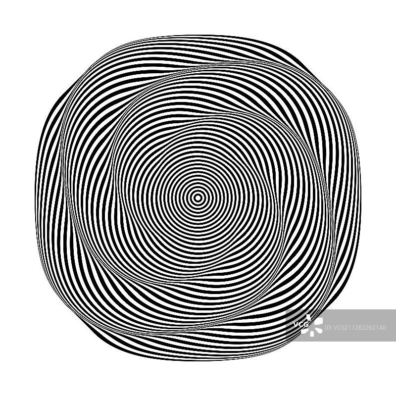 几何扭曲设计元素图片素材