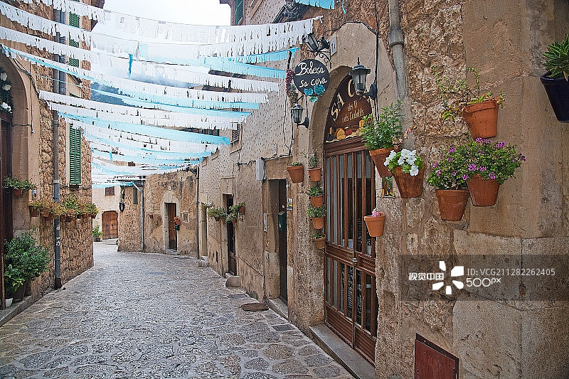 马略卡岛瓦尔德莫萨的细节图片素材