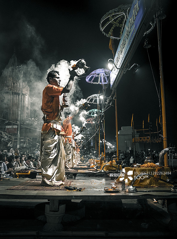 瓦拉纳西，印度图片素材