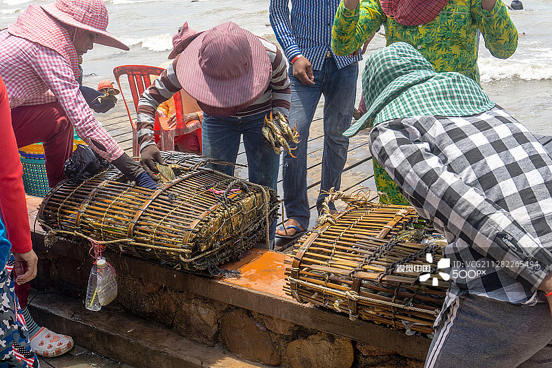 柬埔寨白马市图片素材