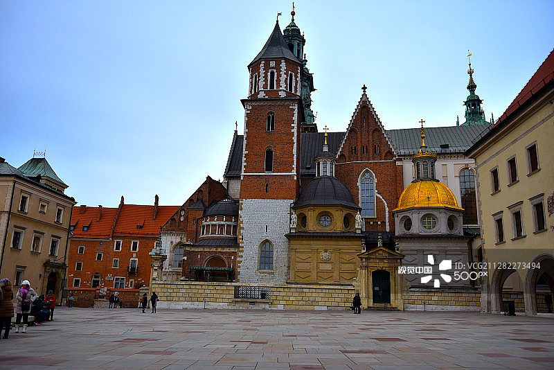 克拉科夫瓦维尔城堡图片素材