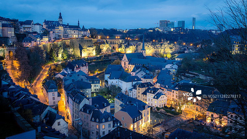 卢森堡格伦区图片素材