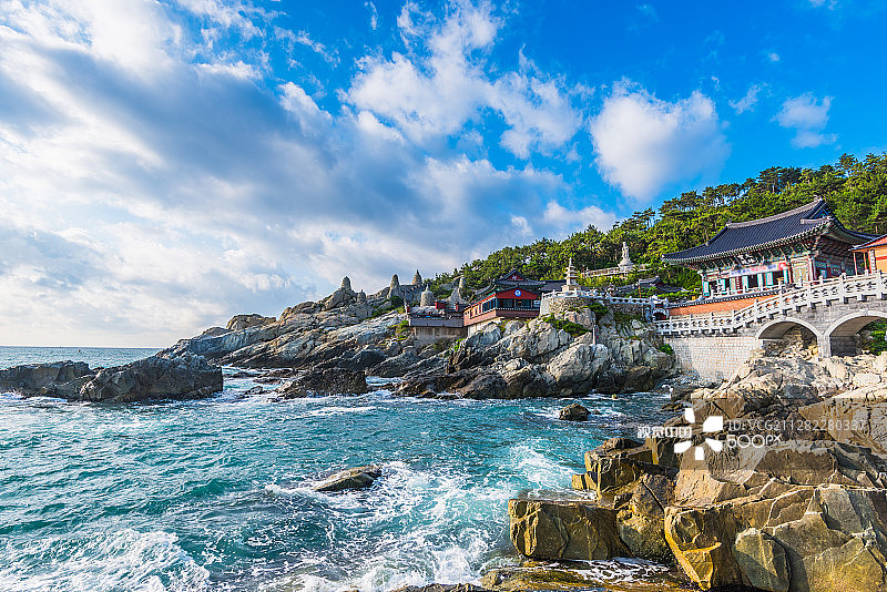 韩国釜山海东龙宫寺图片素材