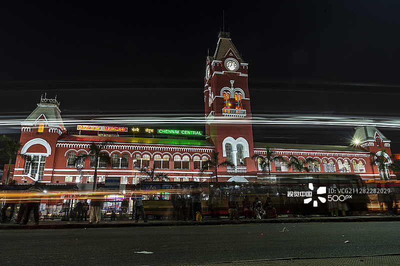 金奈中央火车站图片素材