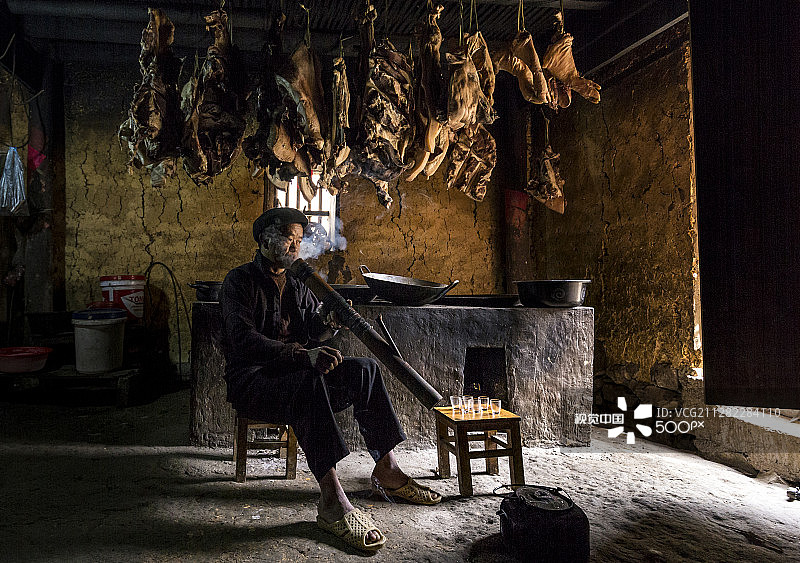 越南河江省的苗族人图片素材