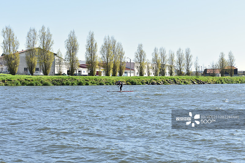 划独木舟图片素材