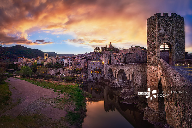 中世纪城镇图片素材