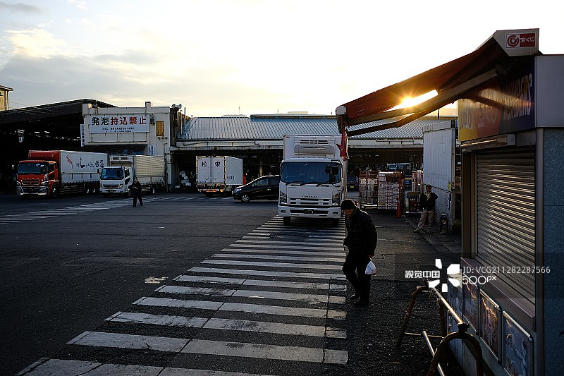 东京鱼市图片素材