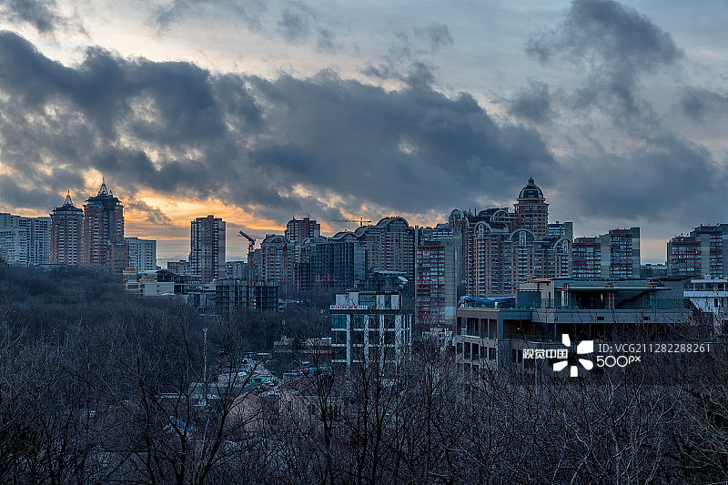 基辅天际线图片素材