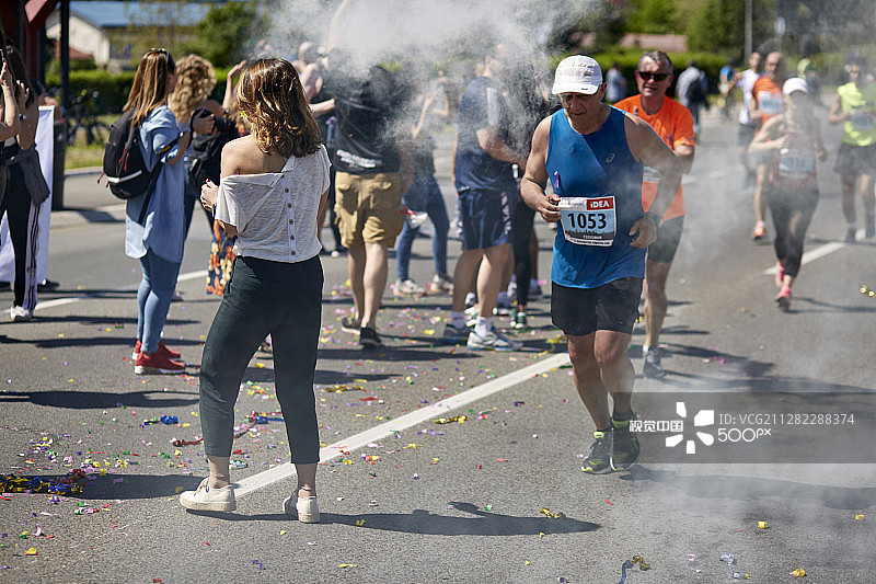 2018年贝尔格莱德马拉松赛图片素材