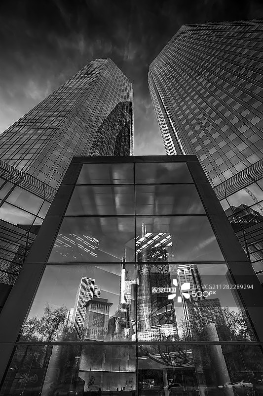 德国法兰克福德意志银行图片素材