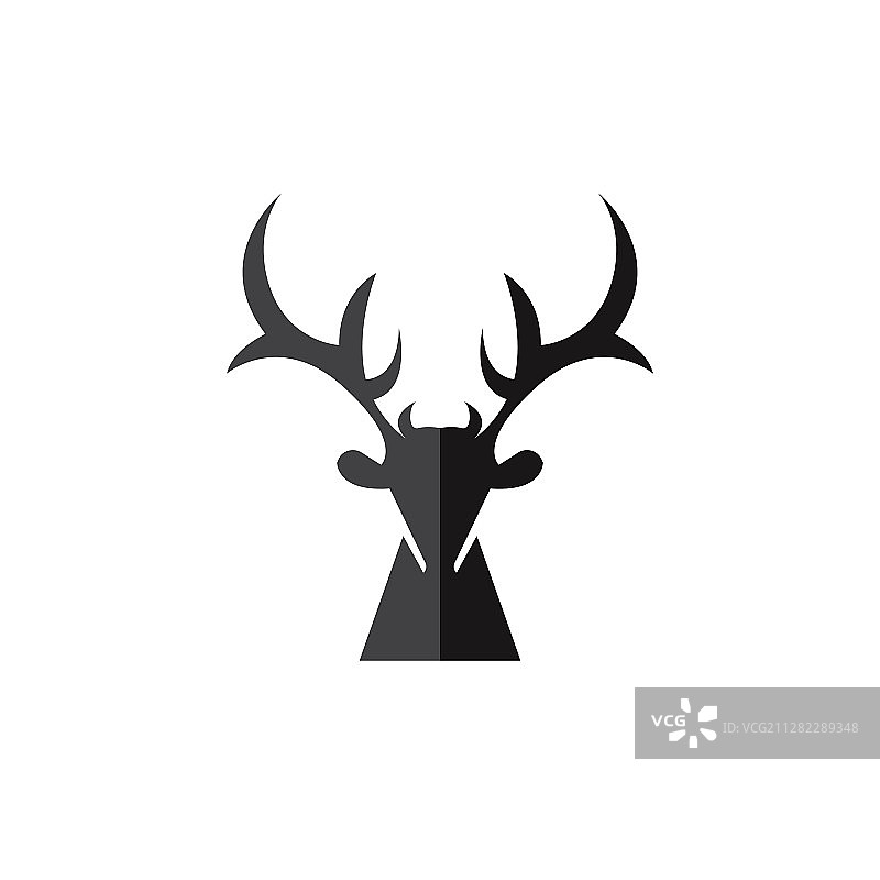 鹿图案设计图片素材