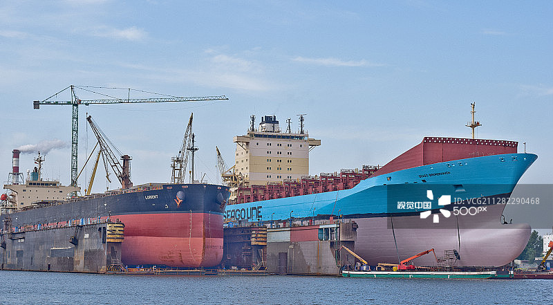 格但斯克船坞图片素材