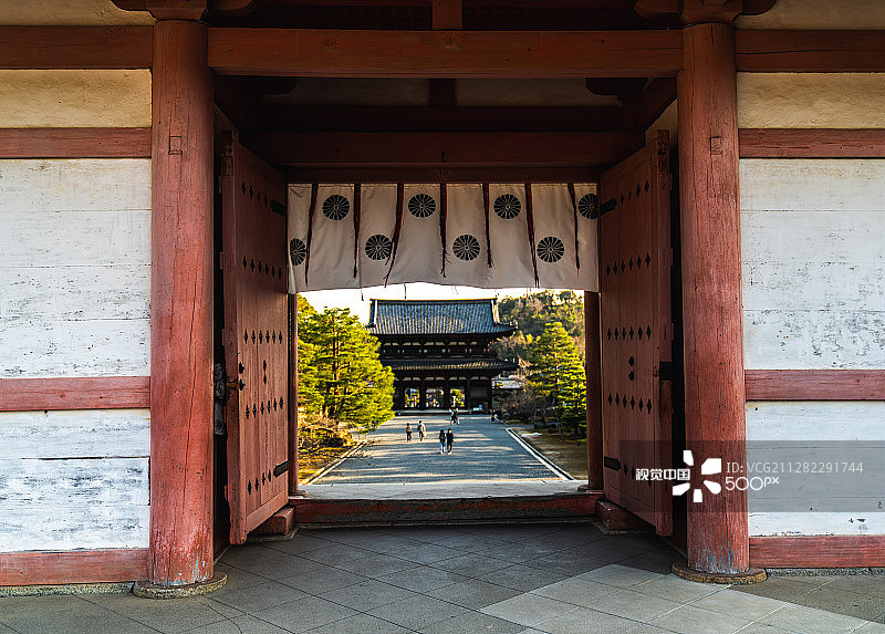 仁和寺大门图片素材