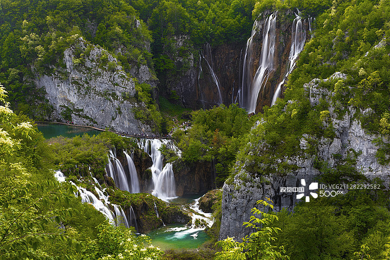 普利特维切湖图片素材
