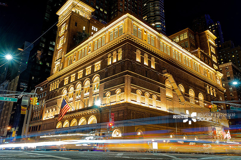 卡内基音乐厅图片素材