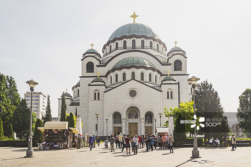 贝尔格莱德的圣萨瓦教堂图片素材