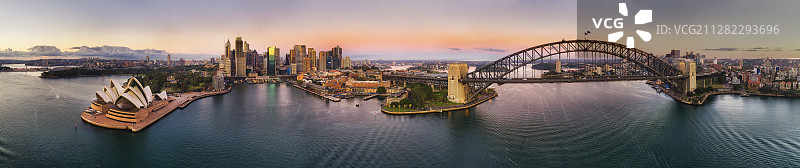 270度视角下的悉尼图片素材