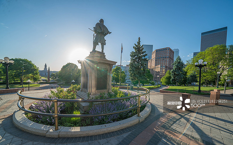 丹佛城市风光图片素材