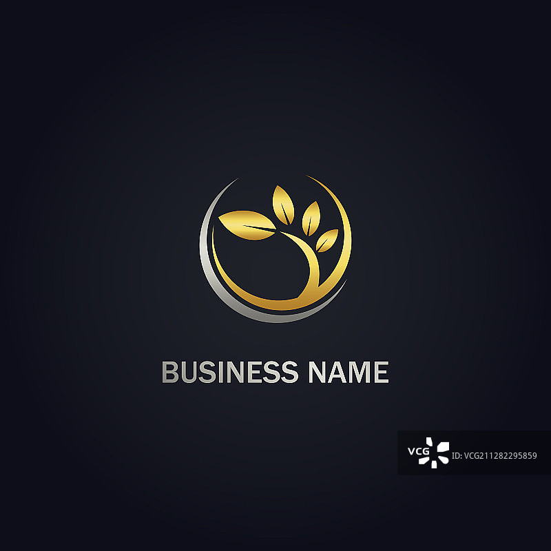 金叶有机生态标志图片素材