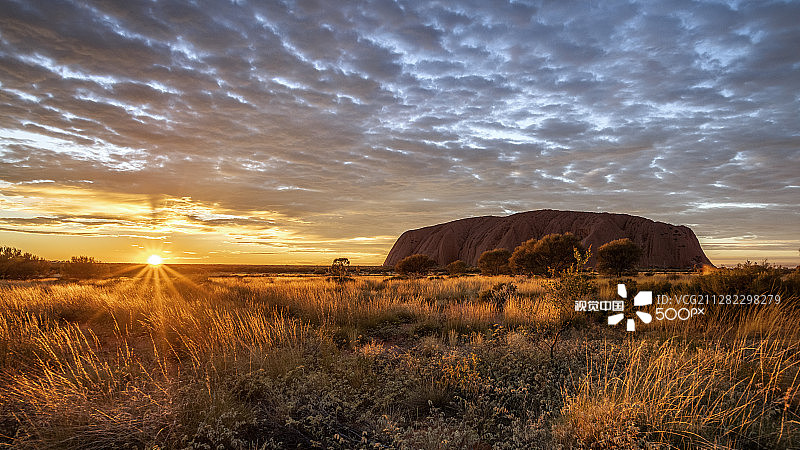 乌鲁鲁日出图片素材