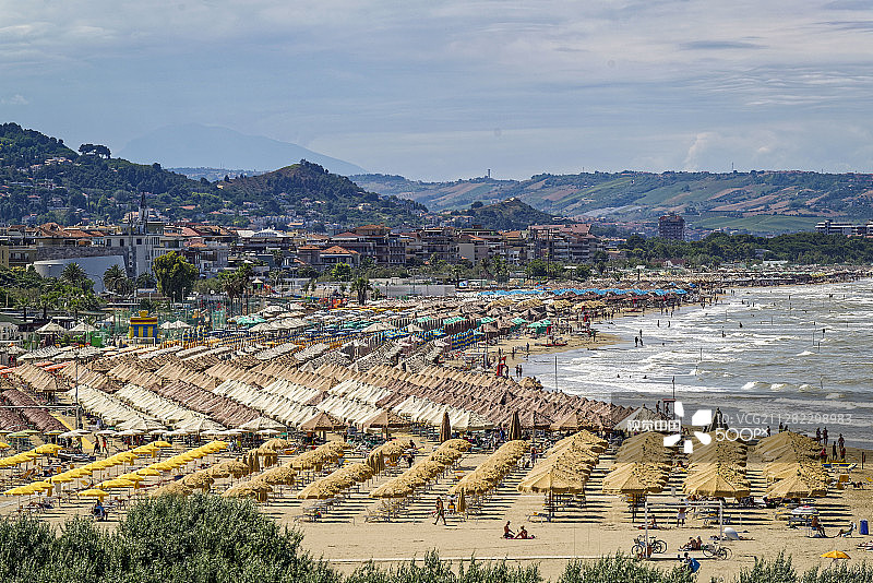 佩斯卡拉海滩风光图片素材