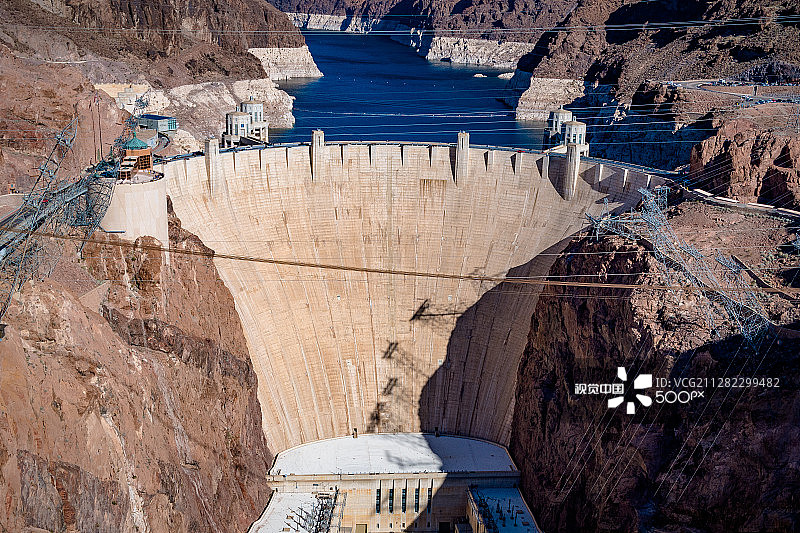 胡佛水坝图片素材