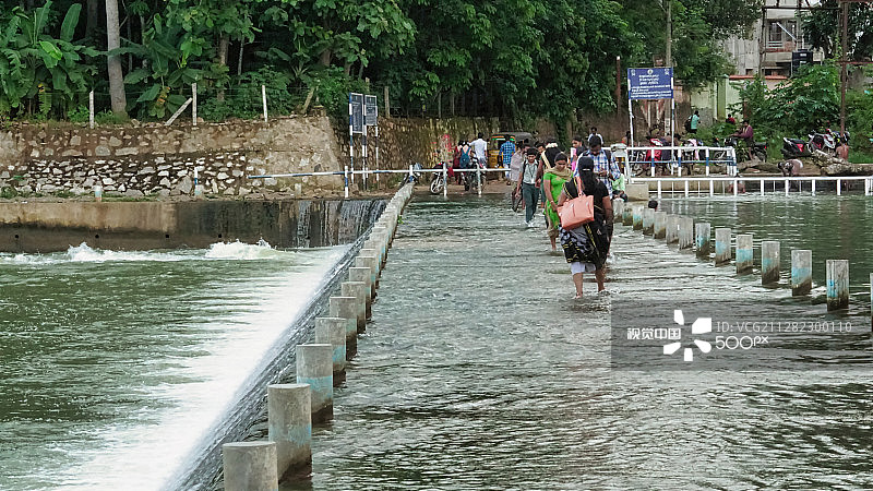 人行桥图片素材