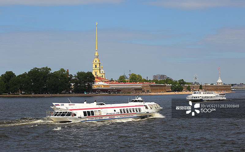 涅瓦河风光图片素材