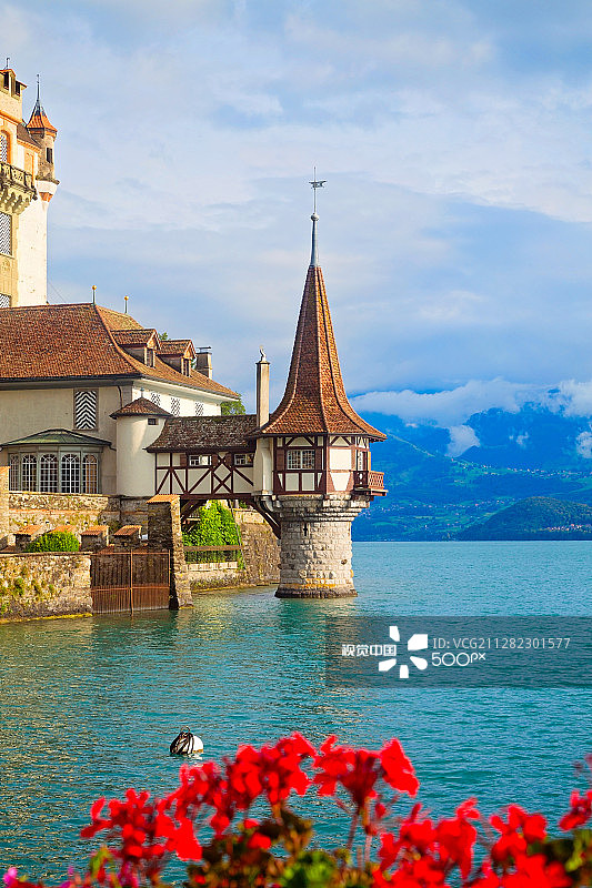 瑞士上霍芬城堡图片素材