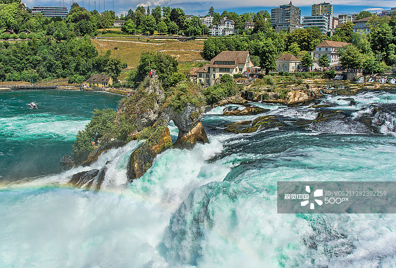 莱茵瀑布图片素材