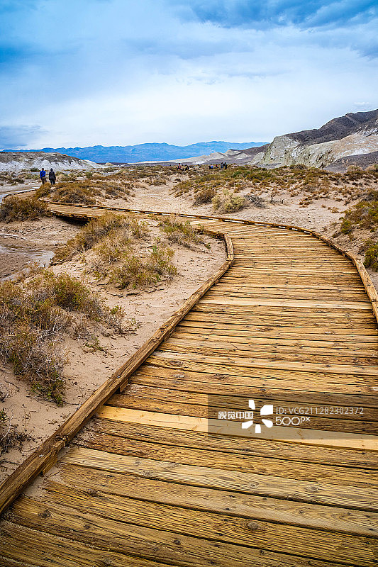 死亡谷国家公园金色峡谷小径图片素材