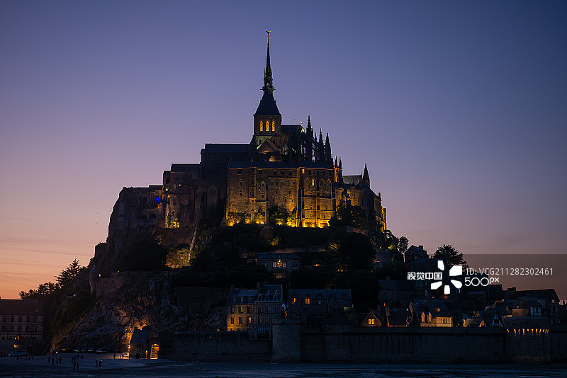 圣米歇尔山图片素材