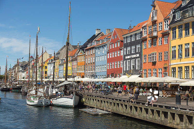 哥本哈根新港图片素材