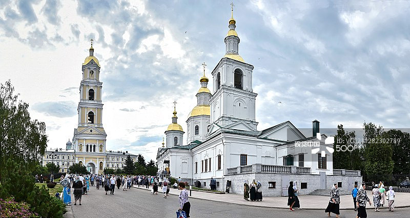 喀山大教堂、圣诞教堂与钟楼图片素材