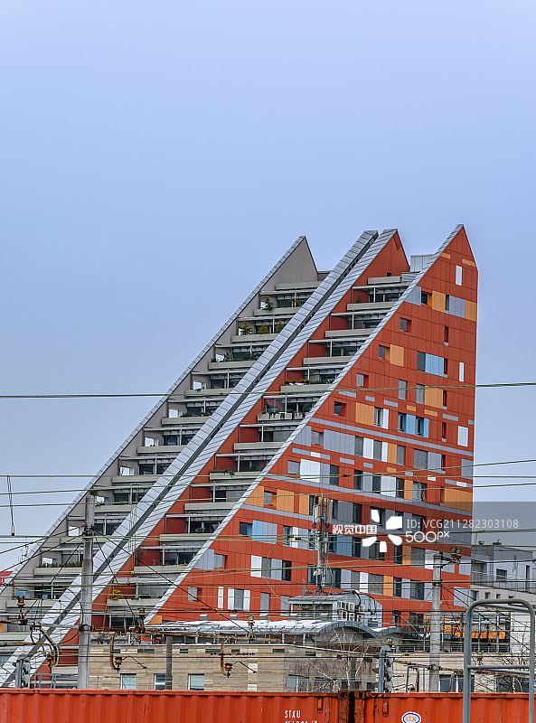 三角形建筑图片素材