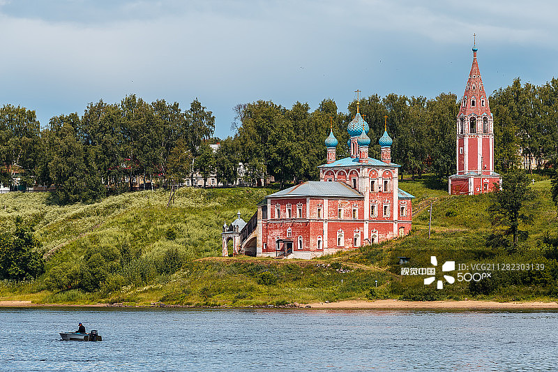 图塔耶夫的伏尔加河左岸图片素材