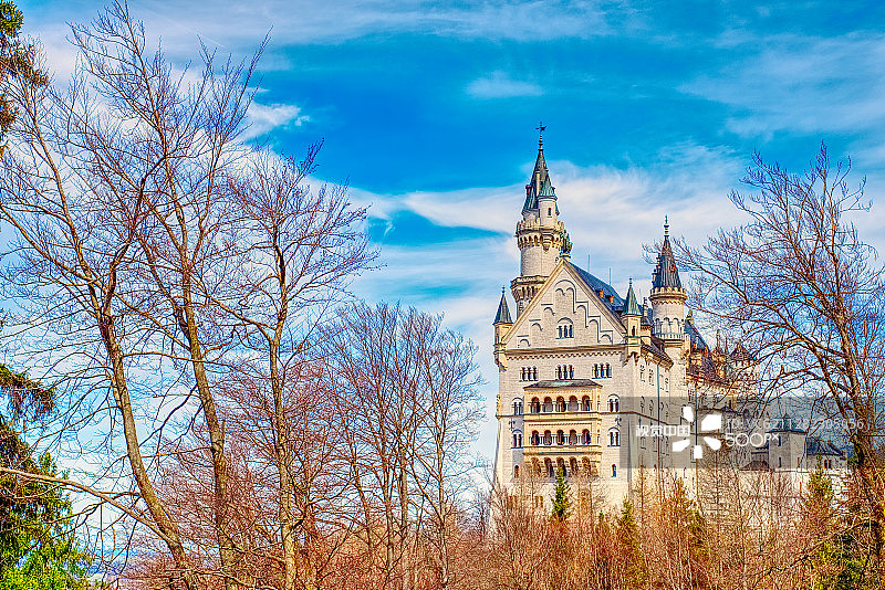 HDR新天鹅堡，第二部分图片素材