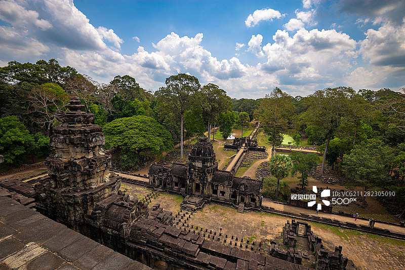 巴方寺景观图片素材