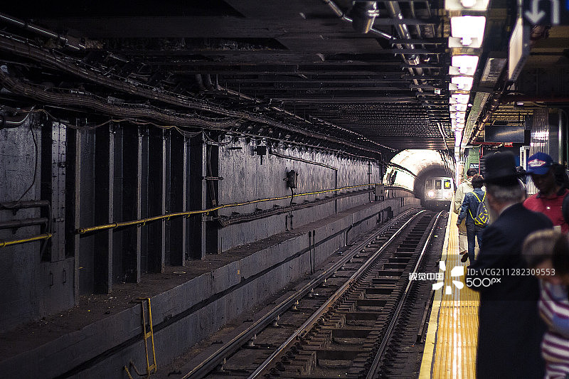 纽约市地铁图片素材