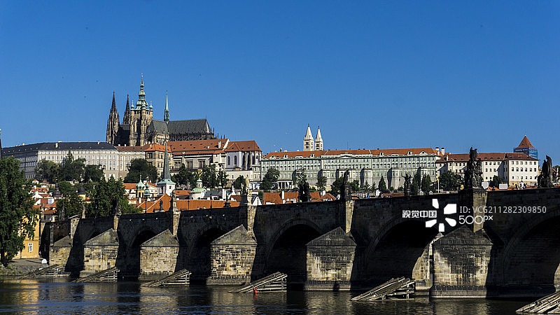 布拉格查理大桥图片素材