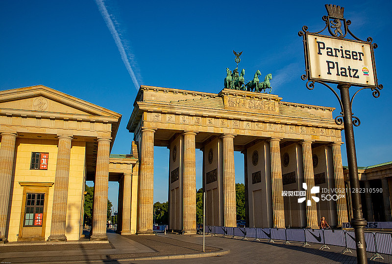 柏林勃兰登堡门图片素材