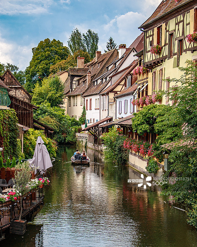 法国科尔马的运河图片素材