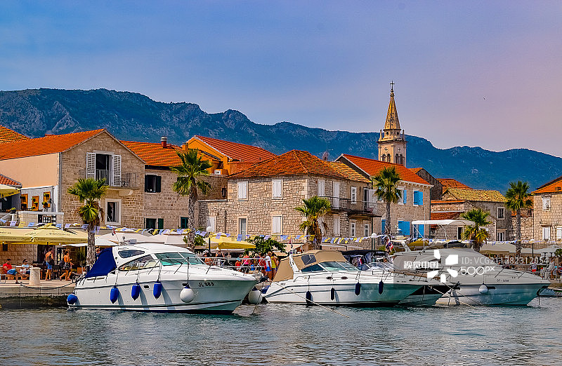 克罗地亚赫瓦尔岛耶尔萨图片素材