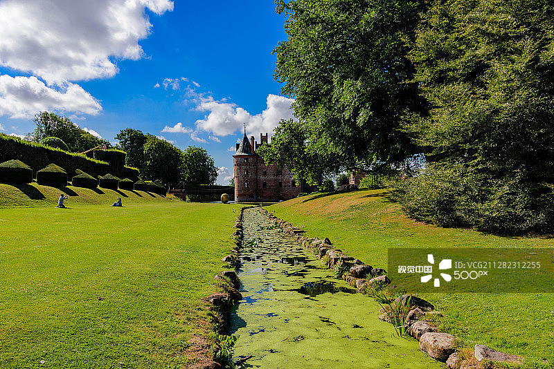 丹麦埃格斯科城堡图片素材