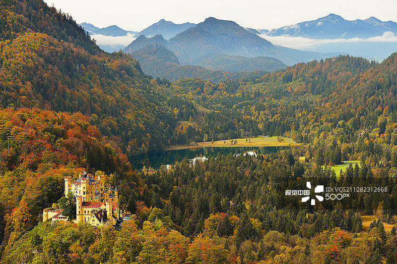 霍恩施万高城堡图片素材