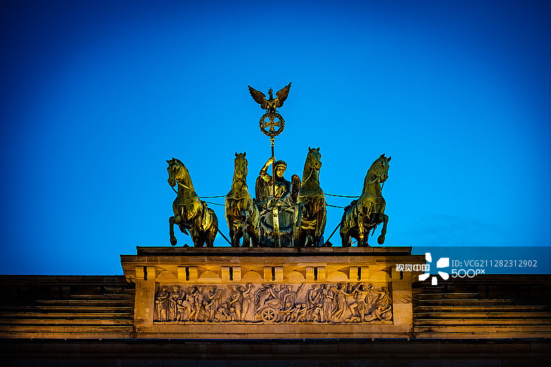 四马双轮战车图片素材